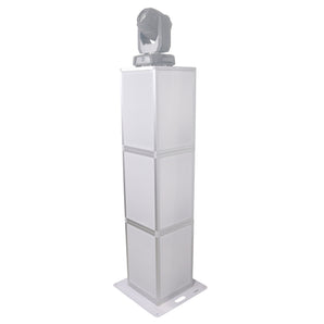 ProX XSA-PILLAR6FT LED DJ Dance Floor Lumo Acrylic Stage Pillar 6' Cube Pedestal
