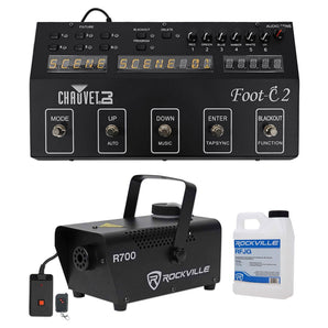 Chauvet DJ Foot C-2 36-Channel DMX Foot Controller w/MIDI Input w/Display+Fogger
