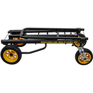 RocknRoller R18RT R18 700lb Capacity DJ PA Transport Cart+Equipment Deck