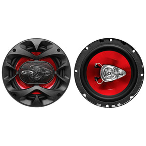 (4) Boss CH6530 6.5" 300 Watt 3-Way Full Range Car Audio Speakers Chaos Series