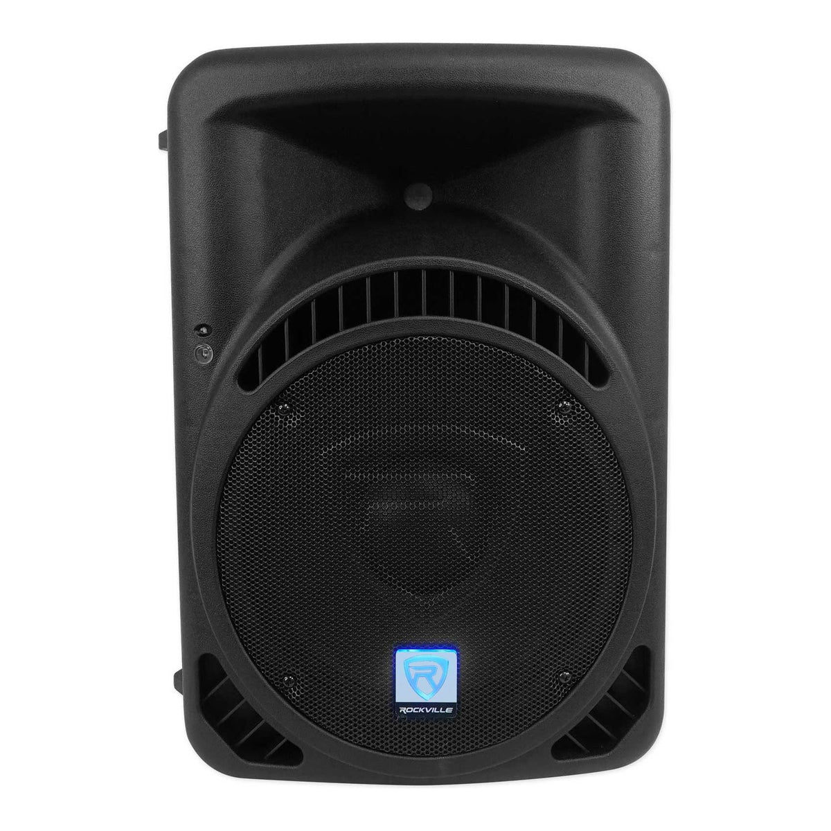 RPG12BT V2 12" Powered Speakers 2-Pack + PARTY STAND LED Stands Bundle