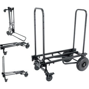 Rockville Rock Cart Pro DJ Equipment Transport Roller Car 700 LB Capacity