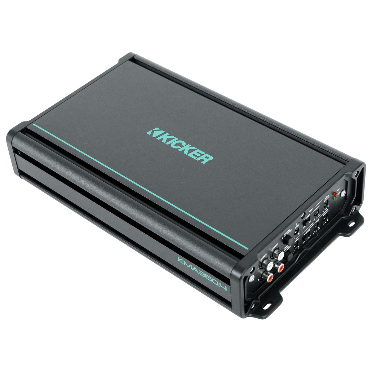KICKER 48KMA3604 360 Watt 4-Channel Marine Amplifier Boat Amp KMA360.4