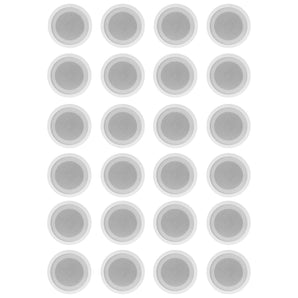 24) Rockville CCL5T White 70V 5" Commercial Ceiling Speakers 4 Restaurant/Office
