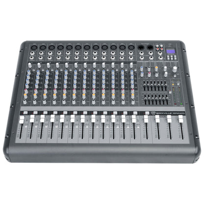 RPM1470 Mixer + 3-Pack Mics Bundle
