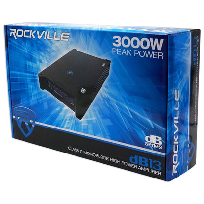 (2) 48CWR82 COMPR8 8" 12000w Car Audio Subwoofers+Mono Amplifier+Amp Kit
