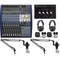 2-Person Podcasting Kit With StudioLive AR12c Mixer