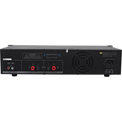 (2) RSG10 10" PA Speakers + AX1200 1200W Amplifier + Stands + Cables