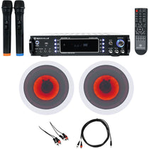 RPA70WBT 2-Pack + HC65‑LED White In‑Ceiling Speakers Bundle