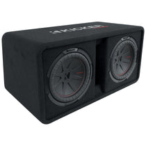 KICKER 48DCWR102 CompR 10" 1600w Dual Subwoofers+Vented Sub Enclosure COMPR10