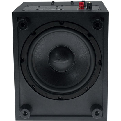 Commercial Amplifier + (4) White Cube Speakers + Subwoofer