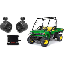 6.5" Rollbar Roll Cage Tower Speakers+MTX 2-Channel Amplifier For John Deere Gator