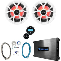 RKL65MBW 6.5" Speakers + RGHR2 Receiver Bundle