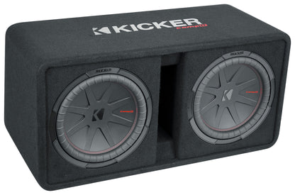 48DCWR122 Dual 12" Subwoofer Enclosure + Mono Amplifier + Amp Kit