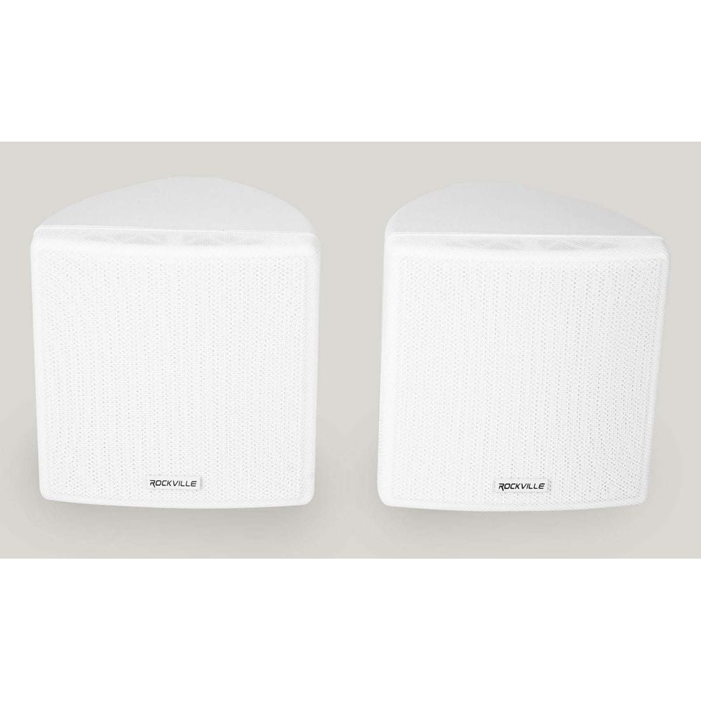 RCS80-1 2-Pack + Cube 70V White + VOL70100 White Bundle