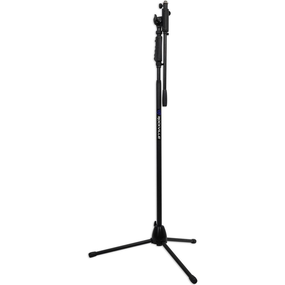 Rockville Quick Release Tripod Microphone Mic Stand+Smartphone/Tablet/iPad Mount