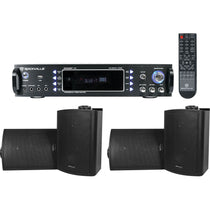 HP5S-8 Black 4-Pack + RPA60BT Receiver Bundle