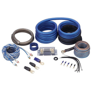 Rockville RWK0CU 0 AWG Gauge 100% Copper Complete Amp Installation Wire Kit OFC