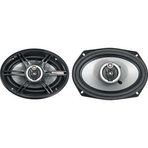 Pair Crunch CS693 6x9" Car Audio 3-Way Speakers 400 Watts Max