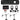 Mackie Podcast Podcasting Bundle w/ Interface+(2) Mics+(2) Headphones+Amp+Stands