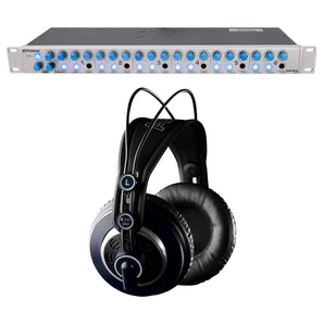 Presonus HP60 6-Channel Amplifier Headphone Amp w/ Talkback+AKG K240 Headphones