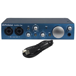 Presonus Audiobox iTwo 2X2 USB iPad/PC/Mac Recording Interface+Boom Arm+Cable