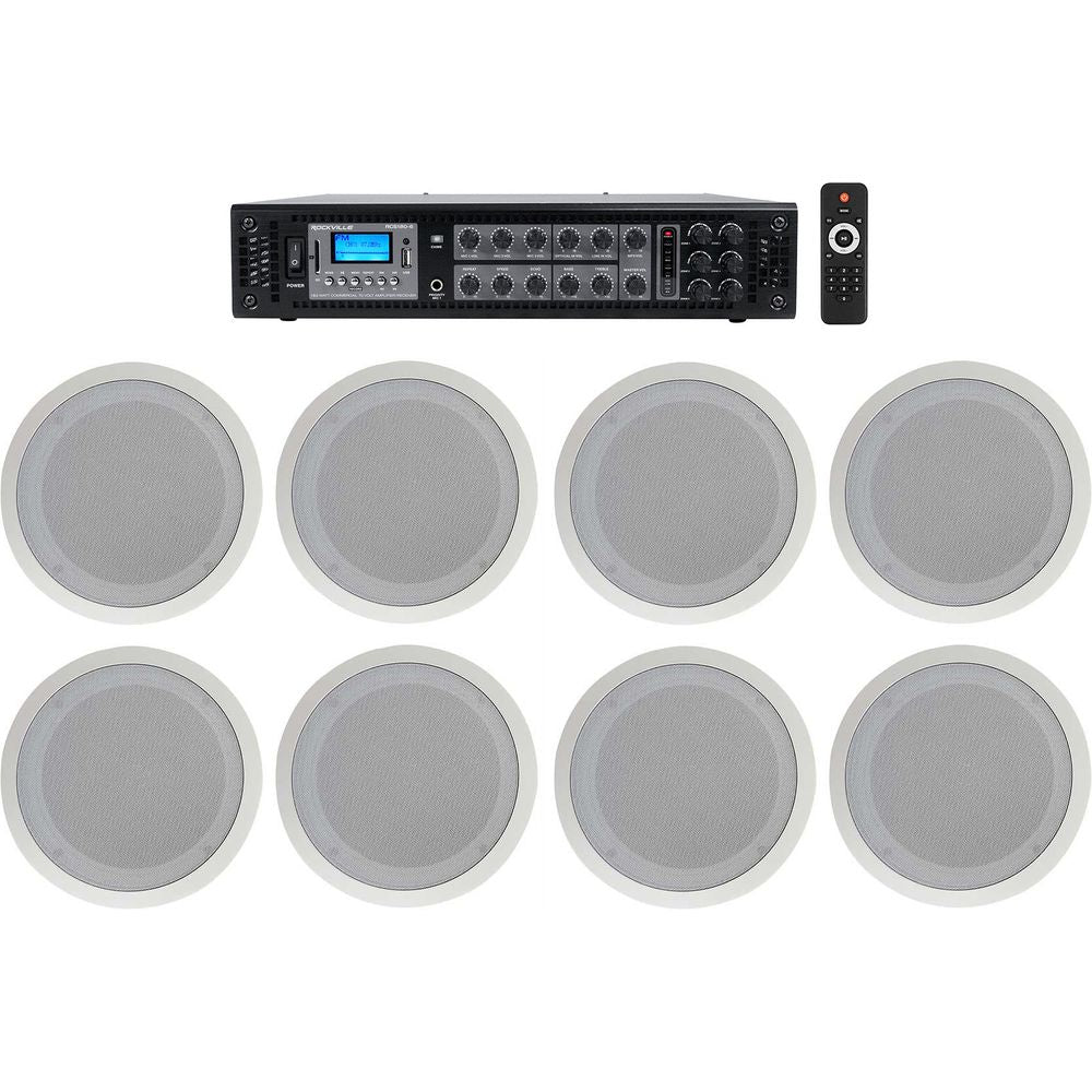 RCS180-6 + CC80T White 4-Pack