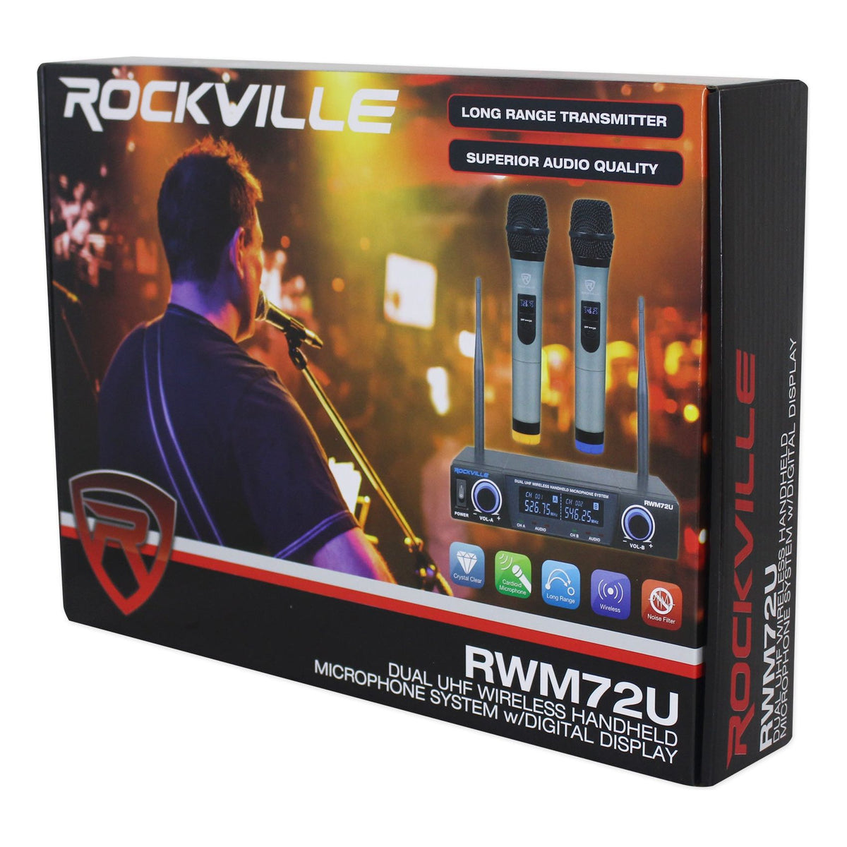 PRO-D6 Dimmer/Switch Pack + Dual Wireless UHF Mics