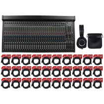 3204VLZ4 32-Channel FX Mixer, ATH-M50X Headphones & (30) XLR Cables