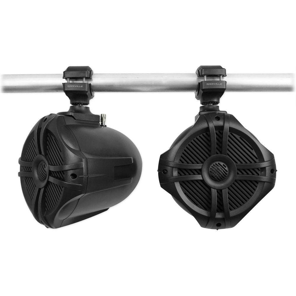 2) RMSTS65B 6.5" 800w Marine Boat Speakers+2) Wakeboards+Amp+Wire Kit