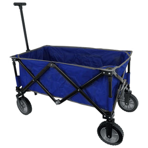 ULINE Foldable Utility Wagon Collapsible Equipment Cart 4 Beach/Camping/Shopping