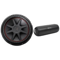 43CVR154 CompVR 15" DVC 4-Ohm Subwoofer with RPB25 Bluetooth Speaker