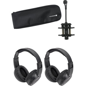 Beyerdynamic TG-D57C High SPL Clip-On Drum/Instrument Mic+Gooseneck+Headphones