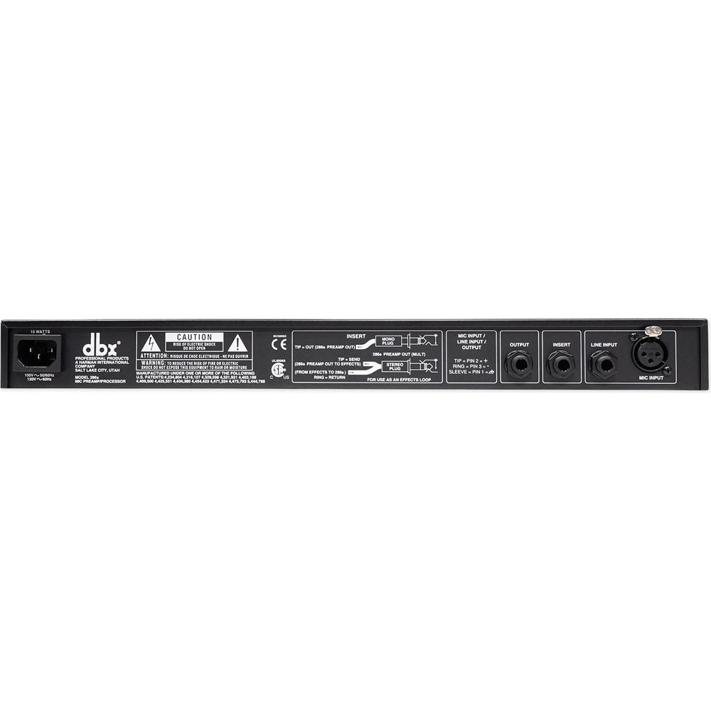 DBX 286S Microphone Mic Pre-Amp Processor 286 S, Phantom Power+Condenser Mic