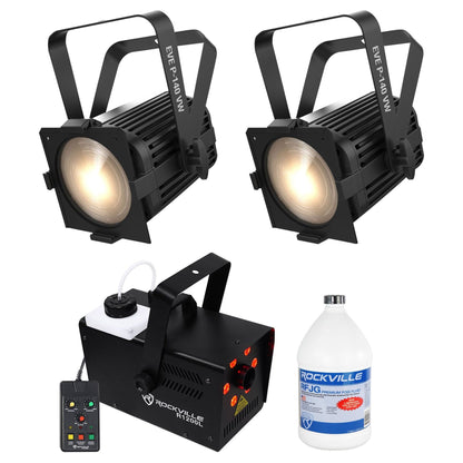 EVE P-140 VW Wash Lights + R1200L Fog Machine Bundle