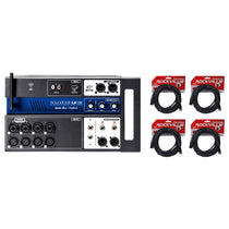 Ui12 12-Input Digital Mixer Bundle with Wifi, App Control, Recording & 4 XLR Cables