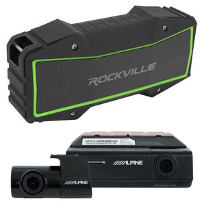 Alpine DVR-C320R Stealth Wi-Fi GPS Dash Cam w/Night vision+Rear Camera+Speaker
