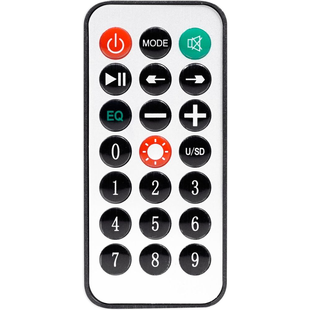 Bluetooth Karaoke Machine System with LEDs, Microphone, Remote & Stand