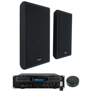 Technical Pro RX113BT Home Theater Amplifier+Wifi Receiver+2 Black Slim Speakers