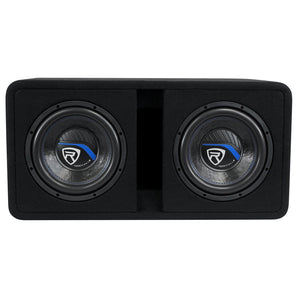 Rockville DV10K52 Dual 10" K5 2400w Car Subwoofers+Vented Sub Enclosure Box/2Ohm