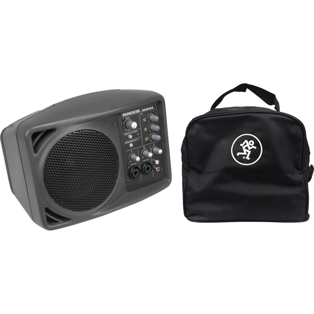 SRM150 Powered Active PA Monitor Speaker With Travel Bag