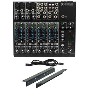 Mackie 1202VLZ4 12-channel Pro Mixer w/ 4 ONYX Preamps+RM1202-VLZ Rack Mount Kit