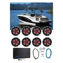 RKL80MB 8-Pack + RXM8BTB Bluetooth Amplifier + RMWK4 Kit Bundle