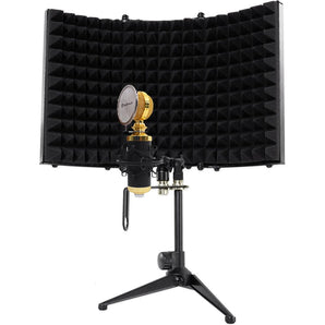 Rockville RCM02 Pro Studio Recording Condenser Microphone Mic+Shock Mount+Shield