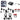 Soundcraft 2-Person Podcast Podcasting Recording Kit w/Mics+Stands+Headphones