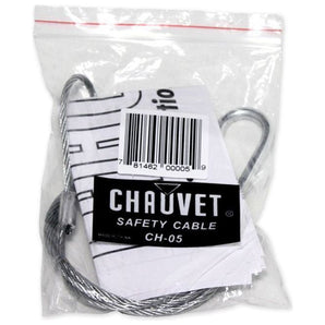 Chauvet CH-05 31" Inch Safety Clamp Lighting Cable Wire For Up To 700 LBS CH05