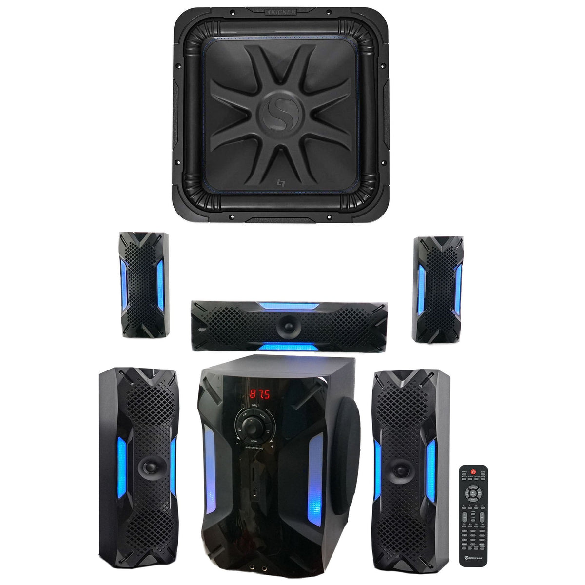 L7S152 15" Solo-Baric Subwoofer + HTS56 Home Theater System