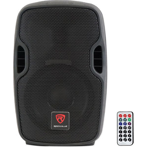 Rockville BPA8 8" Professional Powered Active 300w DJ PA Speaker w Bluetooth