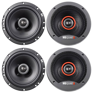 MB Quart 6.5" Front+Rear Speaker Replacement For 2003-2008 INFINITI FX35 FX45