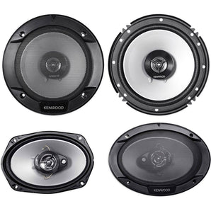 Kenwood Front+Rear Speaker Replacement For 2003-2004 INFINITI G35 Coupe